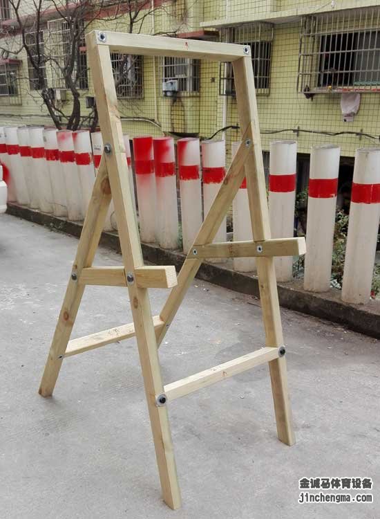固定靶實木靶架